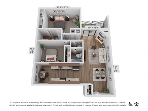 Nine mile Floor Plan at Alvista Nine Mile, North Carolina